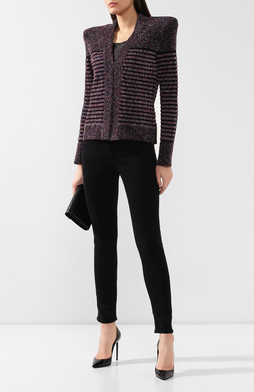 Жакет BALMAIN разноцветного цвета по цене 190500 руб., арт. SF17272/K415, фото 2 Жакет BALMAIN, арт. SF17272/K415, фото 2