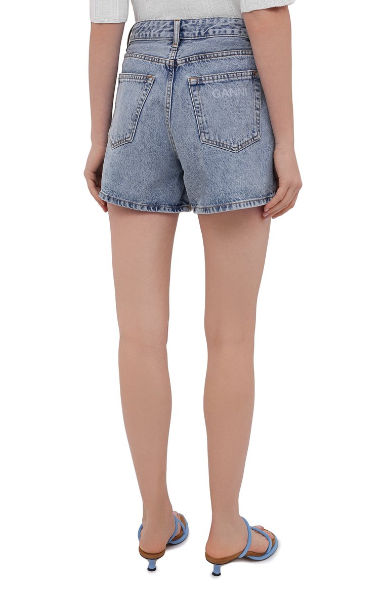 Джинсовые шорты GANNI, арт. F5789, фото 4