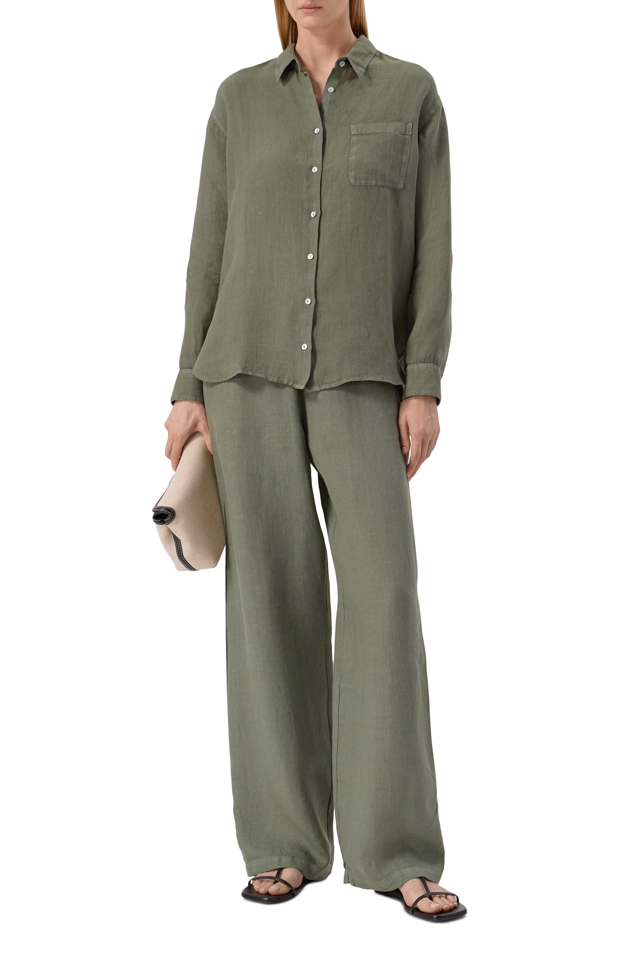 Льняные брюки 120% LINO, арт. 33ALIW2145/0000115, фото 2