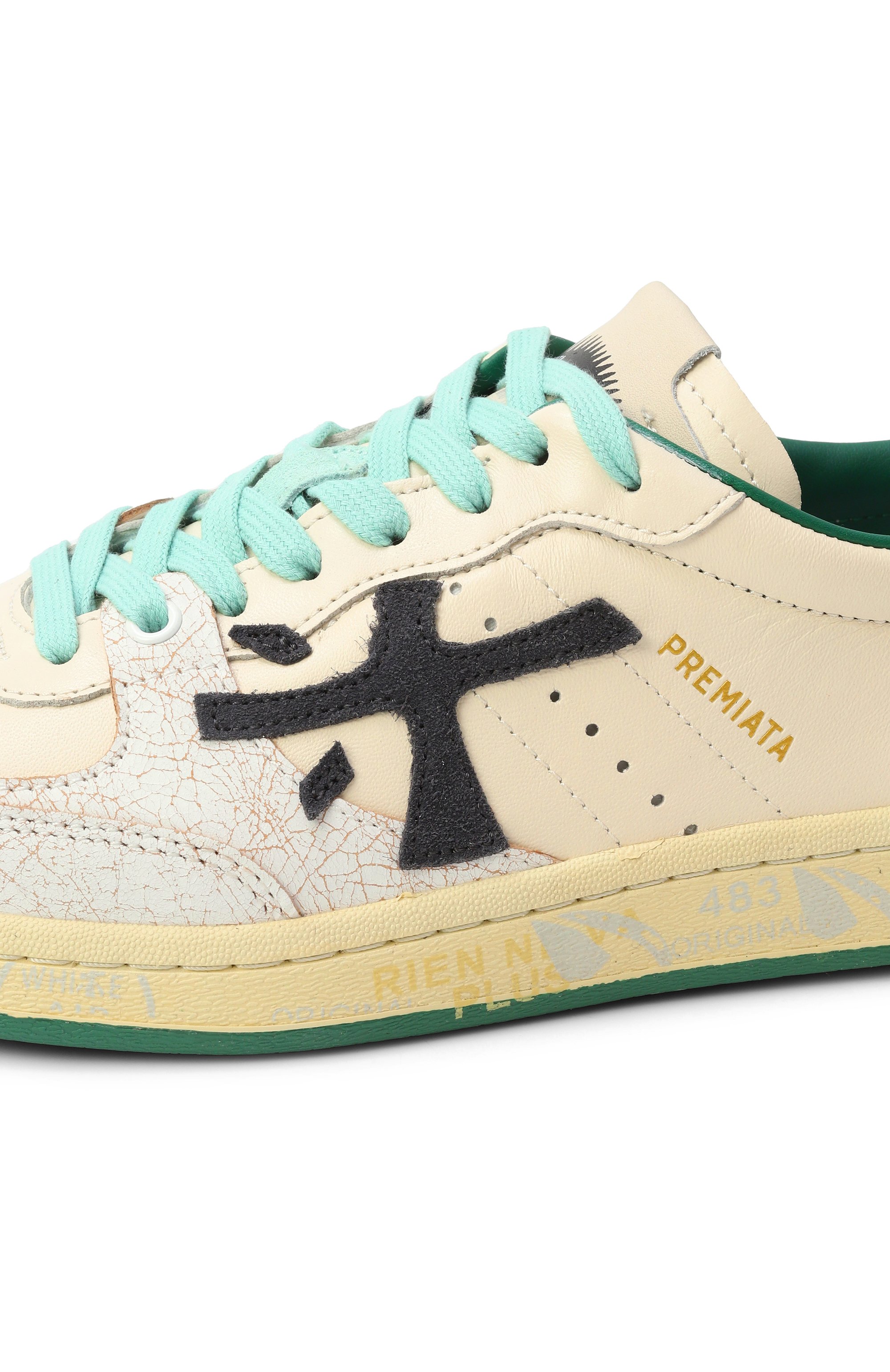 Кожаные кеды bskt clay-d PREMIATA, арт. BSKTCLAD/VAR 7309, фото 7