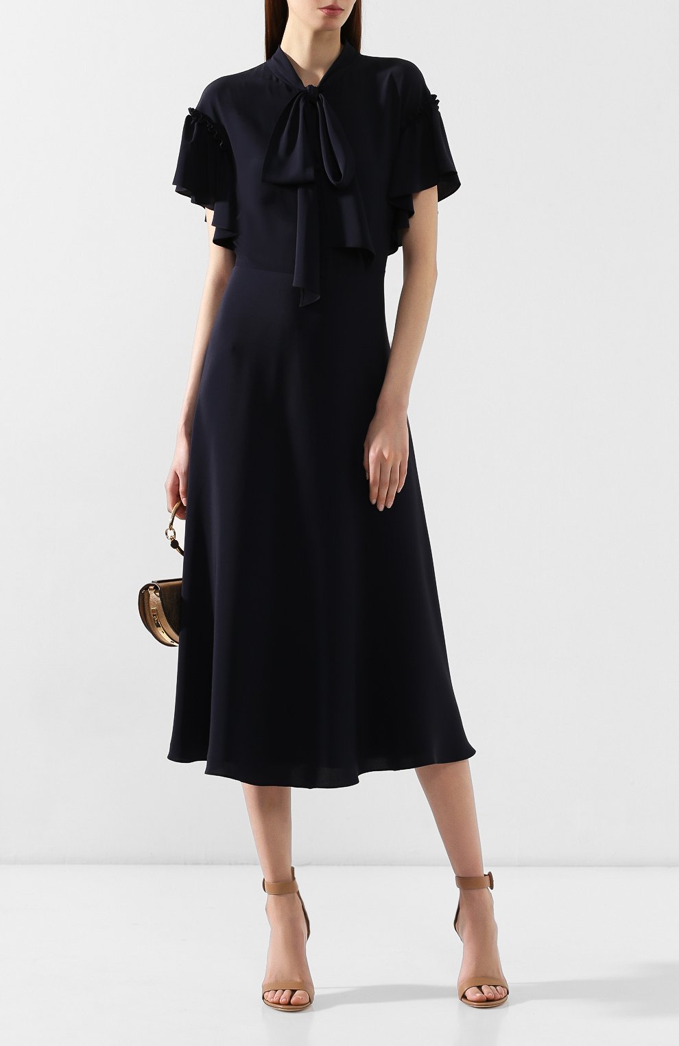 Платье ESCADA темно-синего цвета по цене 76500 руб., арт. 5030130, фото 2 Платье ESCADA, арт. 5030130, фото 2