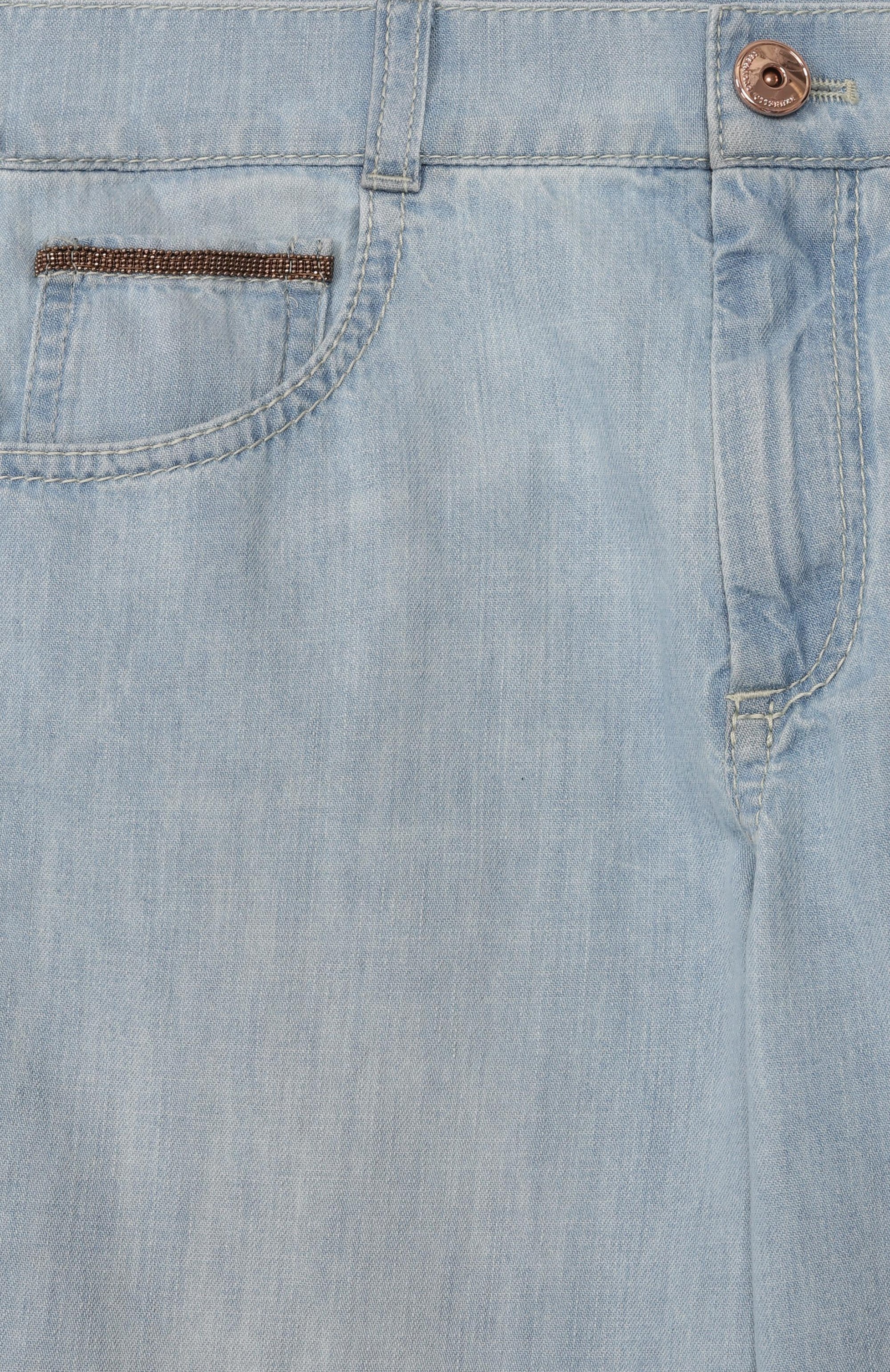 Джинсы BRUNELLO CUCINELLI голубого цвета по цене 52950 руб., арт. BH192P644C, фото 3 Джинсы BRUNELLO CUCINELLI, арт. BH192P644C, фото 3