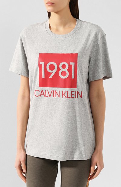 Хлопковая футболка CALVIN KLEIN, арт. QS6343E, фото 3