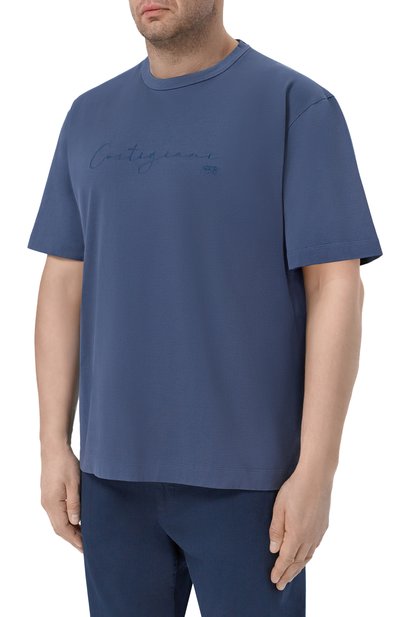 Хлопковая футболка CORTIGIANI, арт. 4AJ601, фото 3