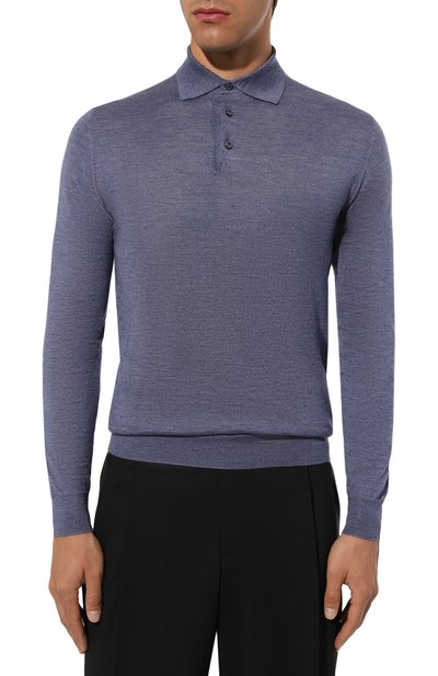 Поло из кашемира и шелка FEDELI, арт. 7UI07091, фото 3