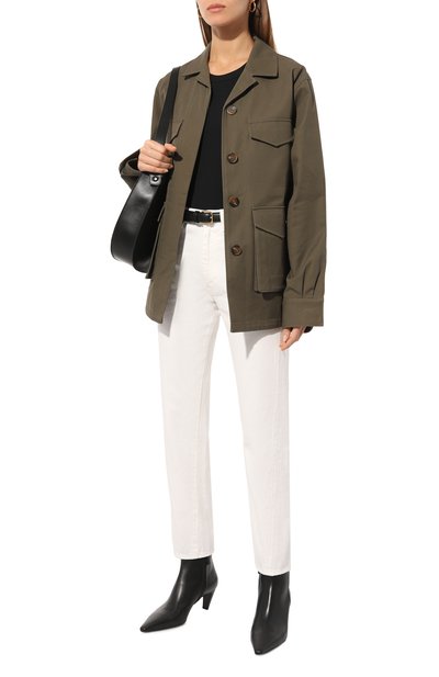 Джинсы TOTEME белого цвета по цене 36650 руб., арт. 222-232-748 32, фото 2 Джинсы TOTEME, арт. 222-232-748 32, фото 2