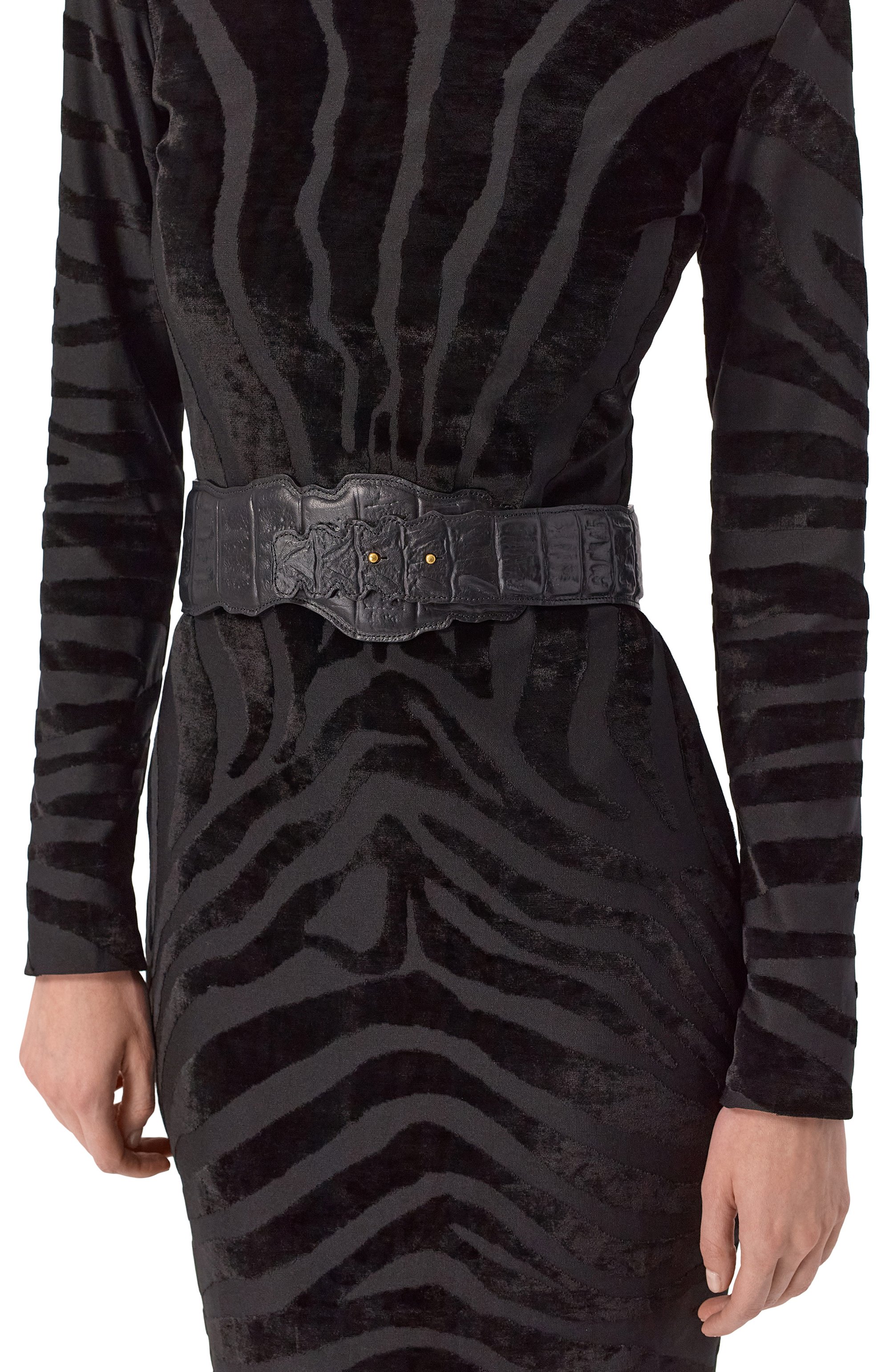 Кожаный пояс BALMAIN, арт. FN0WJ202/L0BC, фото 2