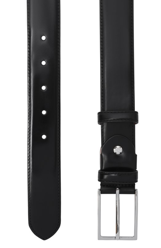 Кожаный ремень Doucal's DC0001SIGMUF0079 Чёрный  DC0001SIGMUF0079 Фото 3