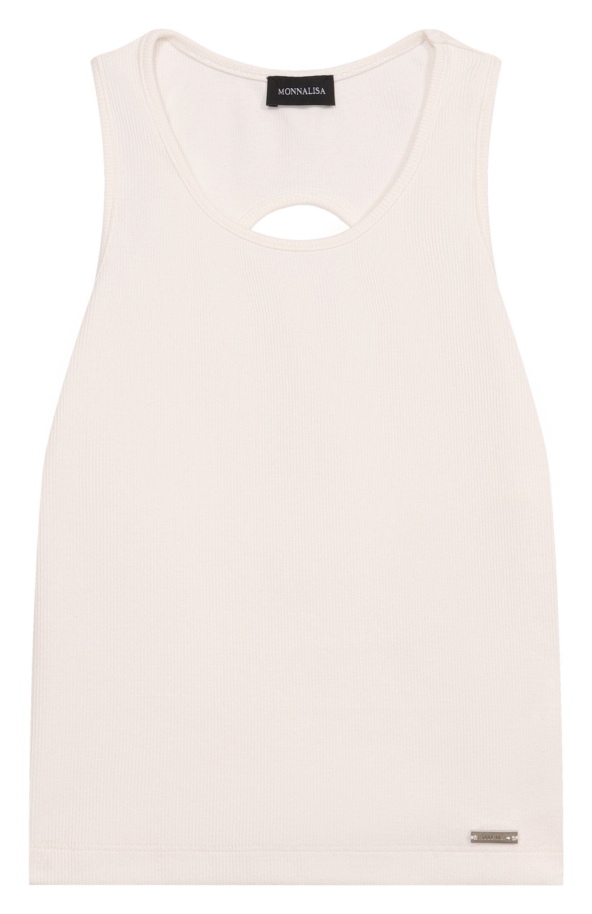 Хлопковая майка MONNALISA, арт. 49G600, фото 1