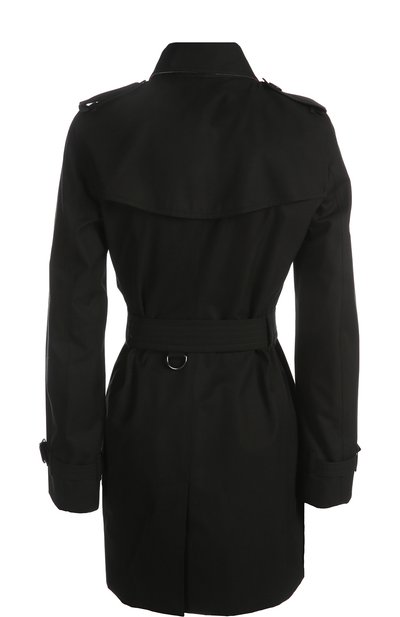 Тренч с поясом BURBERRY черного цвета по цене 281000 руб., арт. 3900459, фото 2 Тренч с поясом BURBERRY, арт. 3900459, фото 2