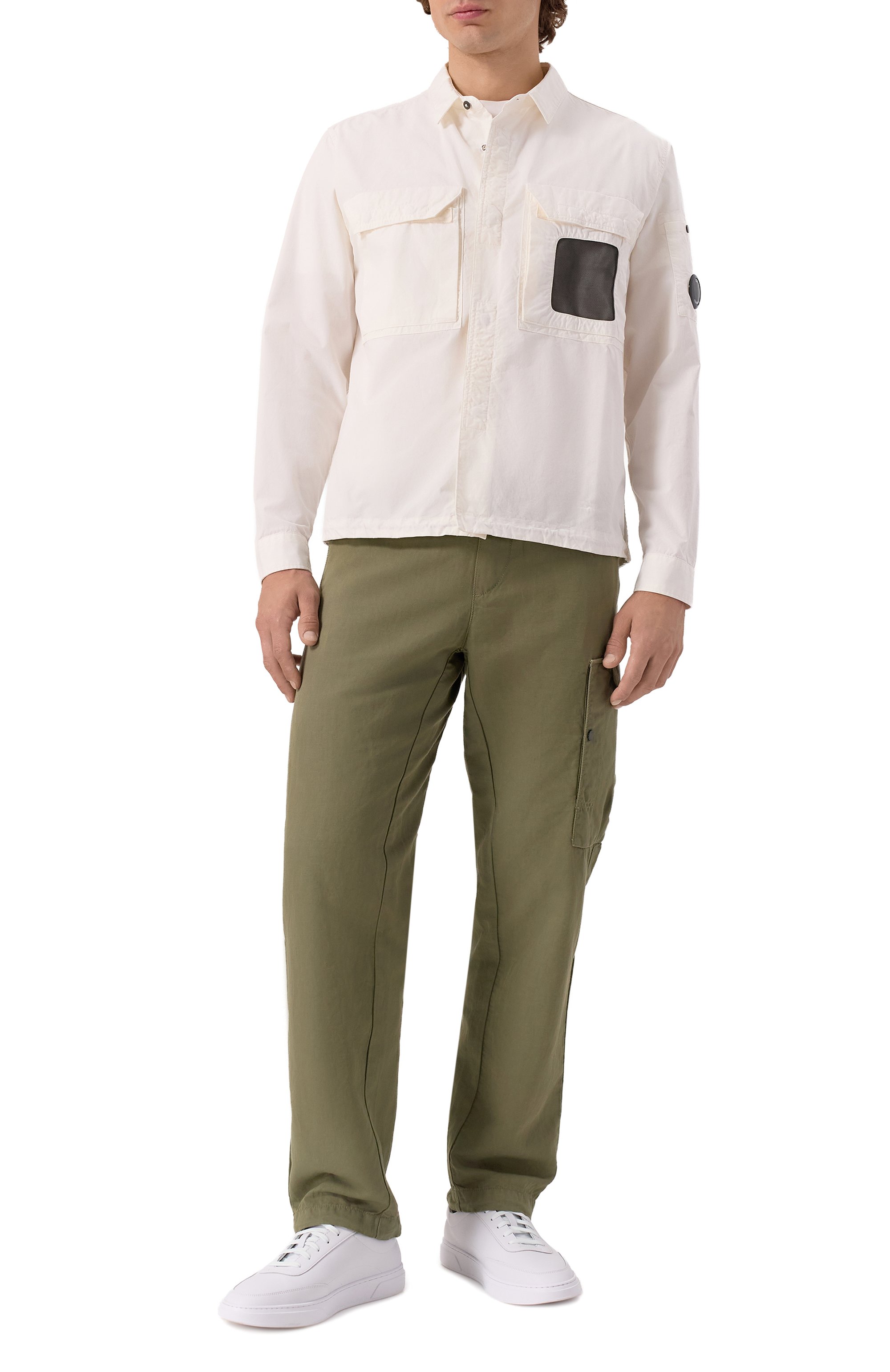 Хлопковая рубашка C.P. COMPANY, арт. 18CM0S142A110143G, фото 2