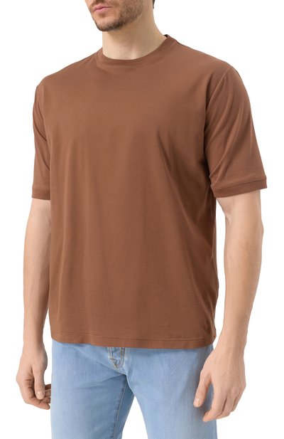 Хлопковая футболка KITON, арт. UMC029H0920007, фото 3