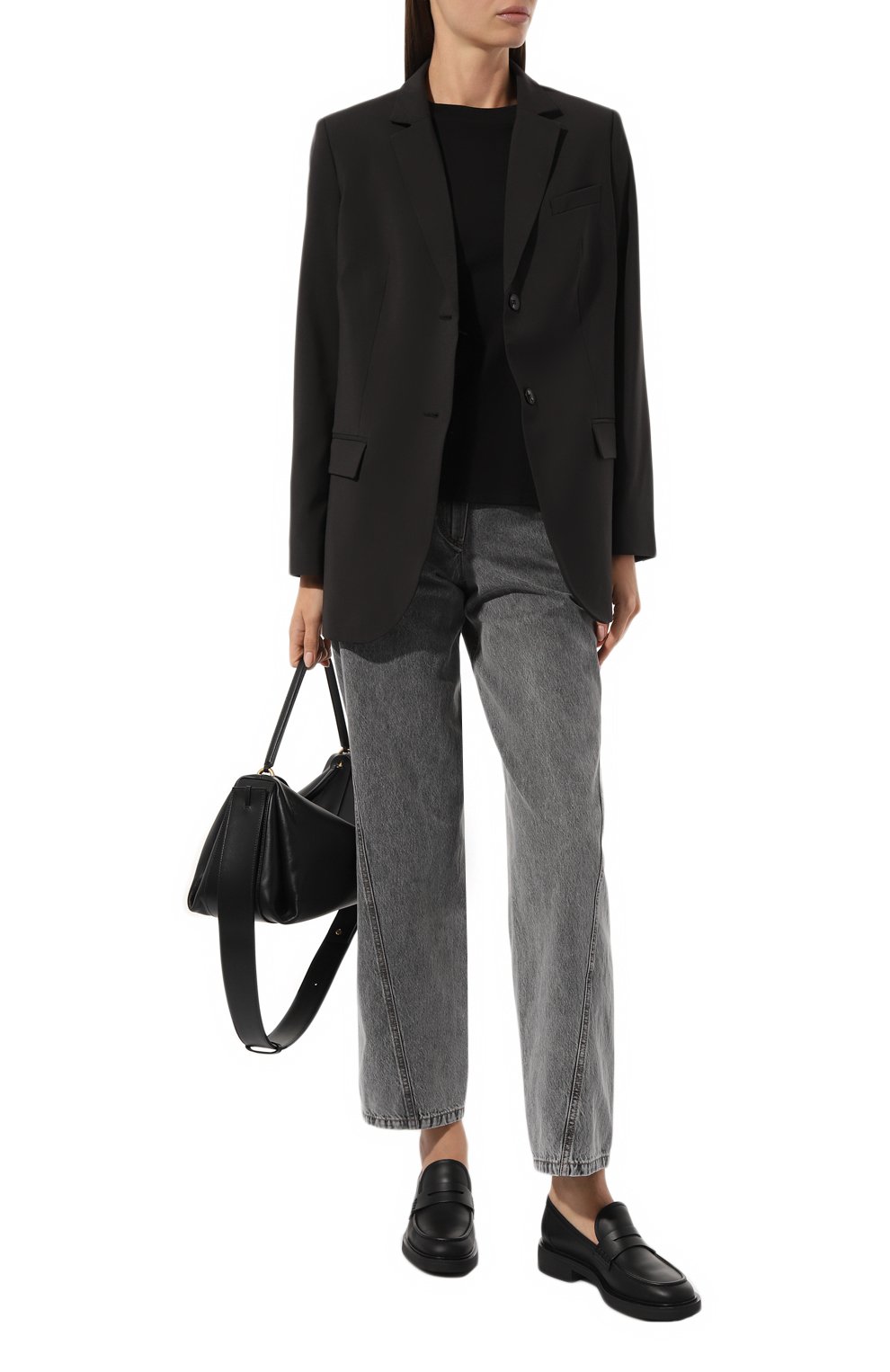 Джинсы BRUNELLO CUCINELLI темно-серого цвета по цене 149000 руб., арт. MH188B1246, фото 2 Джинсы BRUNELLO CUCINELLI, арт. MH188B1246, фото 2