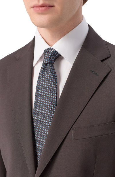 Шелковый галстук ZILLI, арт. CRAV02M0600VSJQ00, фото 2