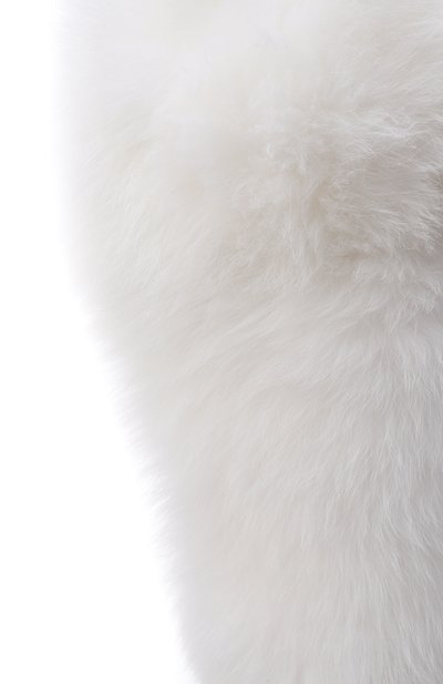 Меховая шапка-ушанка илма из песца FURLAND белого цвета по цене 92400 руб., арт. 0081101310006600000, фото 3 Меховая шапка-ушанка илма из песца FURLAND, арт. 0081101310006600000, фото 3