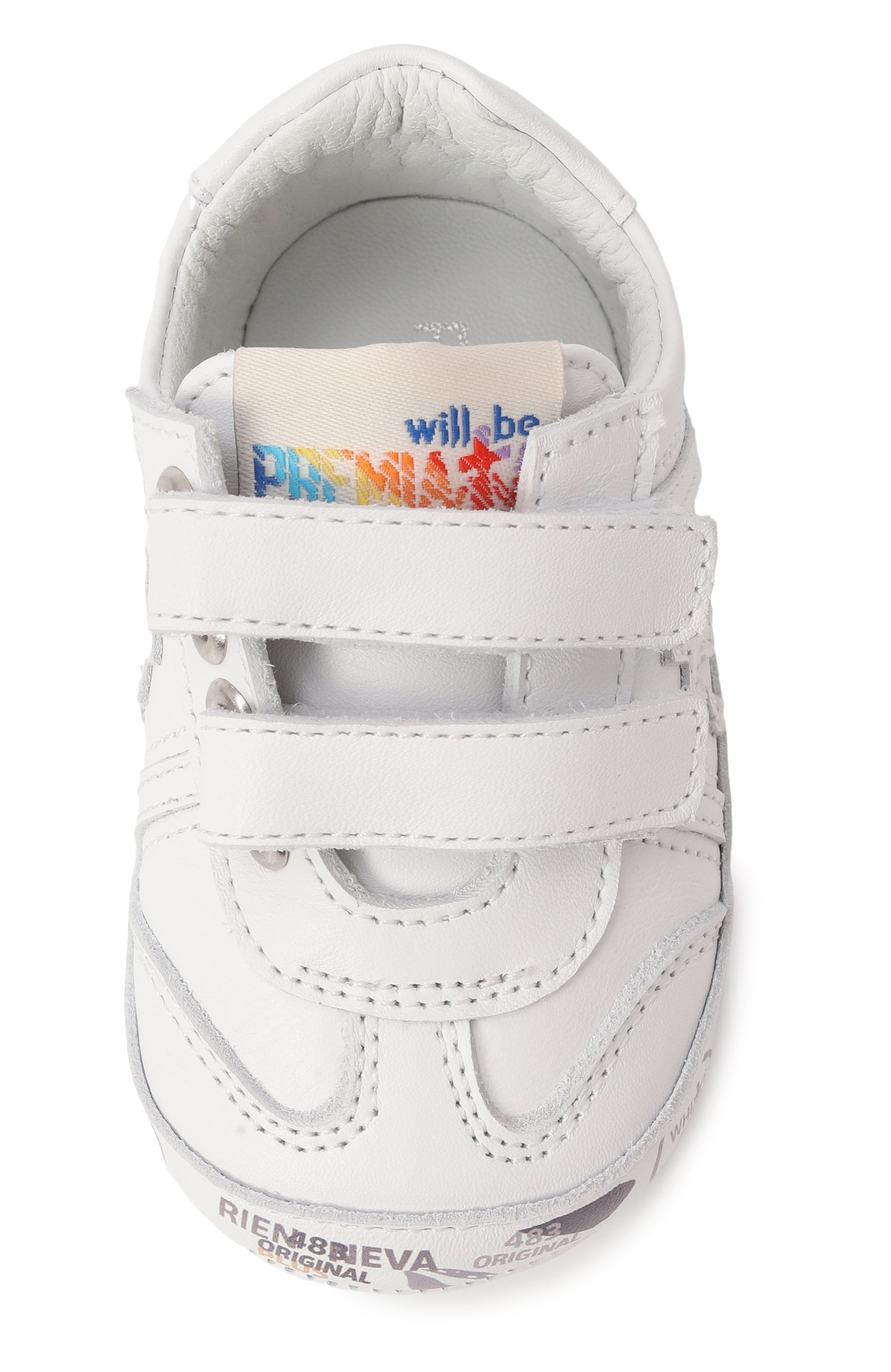 Кожаные пинетки lucy PREMIATA WILL BE, арт. 24CU0033-V/BABY V-LUCY V/16-19, фото 4