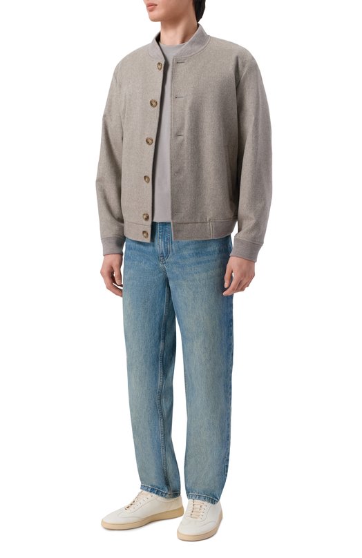 Хлопковая футболка 12 STOREEZ 136245 Серый  136245 Фото 2