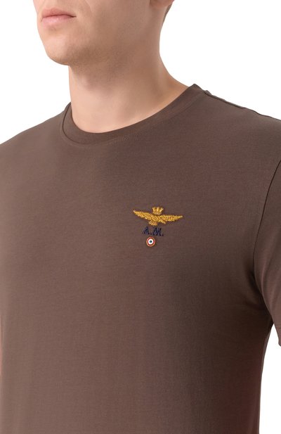 Хлопковая футболка AERONAUTICA MILITARE, арт. TS1580UJ00372_001, фото 5