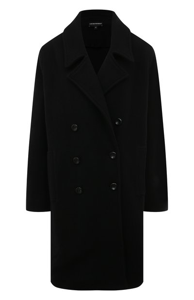 Женское пальто из шерсти и хлопка EMPORIO ARMANI, арт. 6H2LT2/2M07Z/0UTLET AW22-23