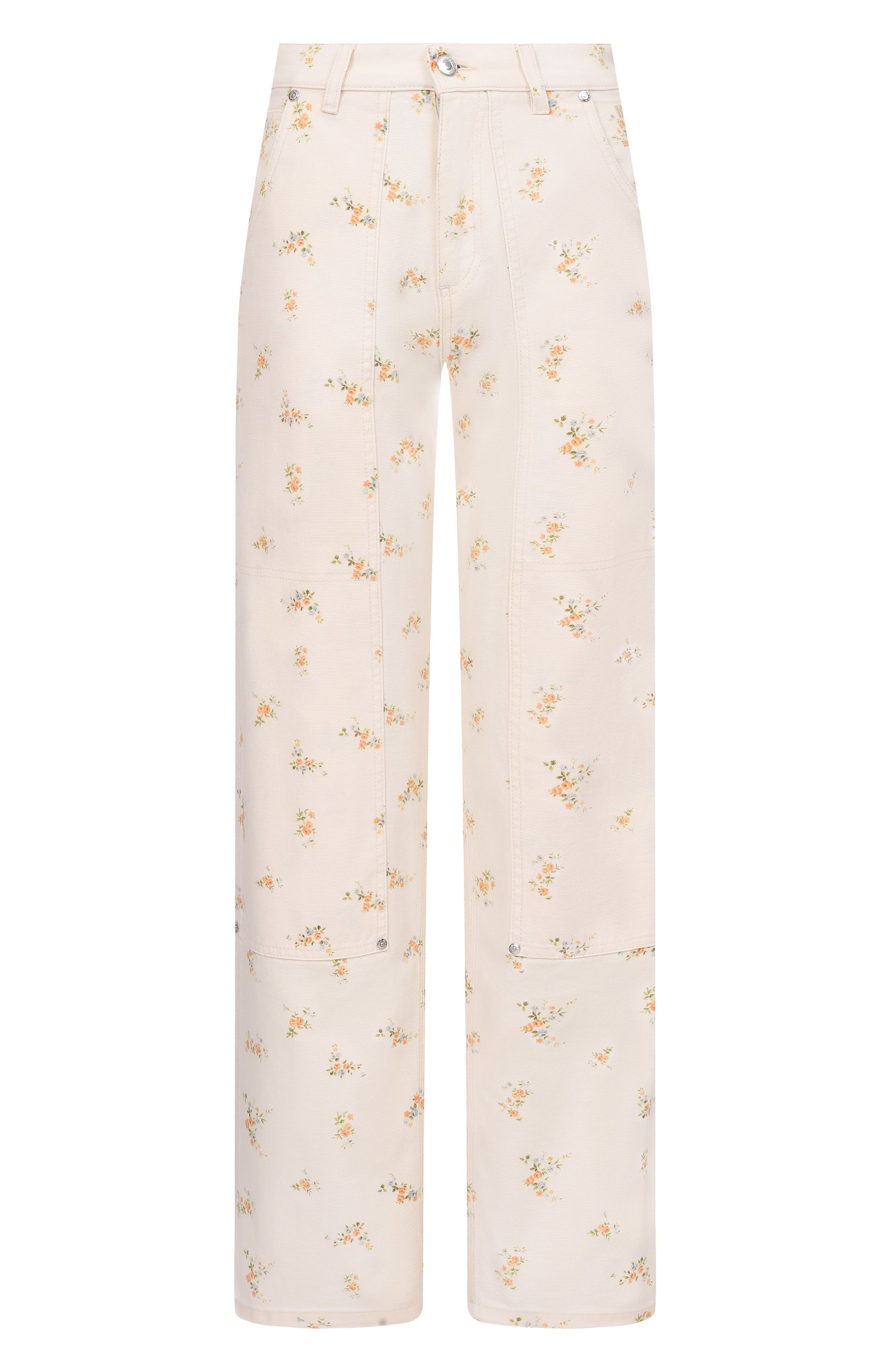 Джинсы MSGM кремового цвета по цене 47700 руб., арт. 4041MDP232L/267277, фото 1 Джинсы MSGM, арт. 4041MDP232L/267277, фото 1