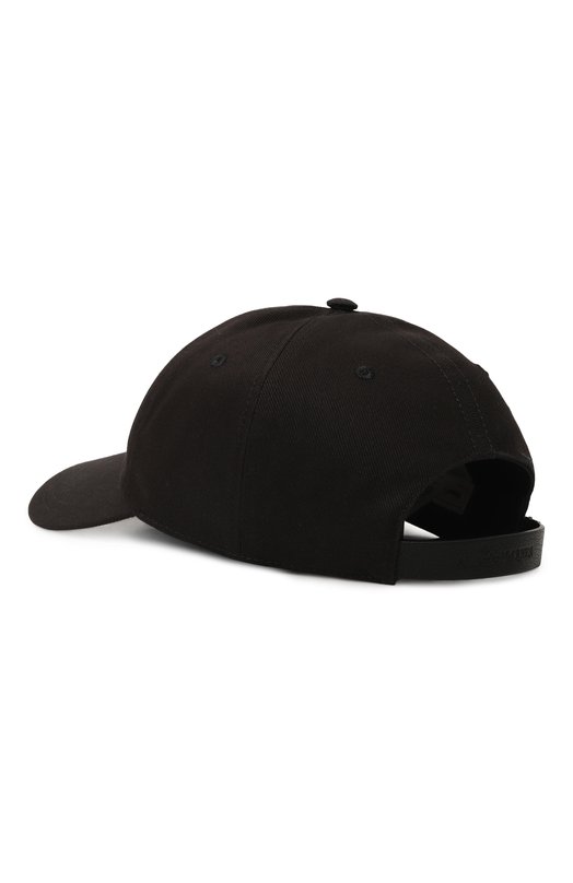 Хлопковая бейсболка Alexander McQueen 688658/4105Q Чёрный  688658/4105Q Фото 3