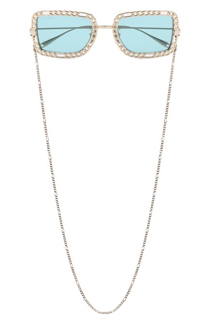Женские солнцезащитные очки и цепочка GUCCI, арт. GG1112S 002