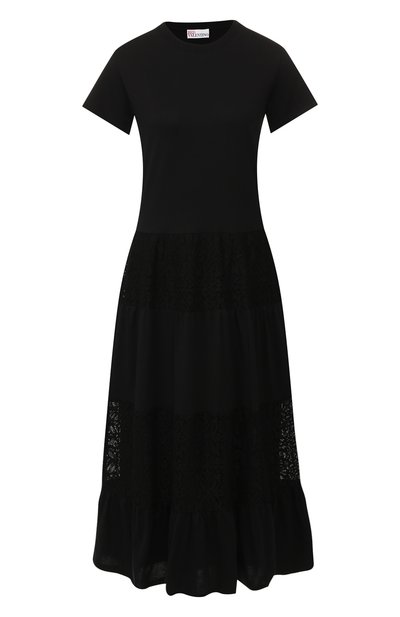 Женское хлопковое платье REDVALENTINO, арт. RR0MJ00I/WDT