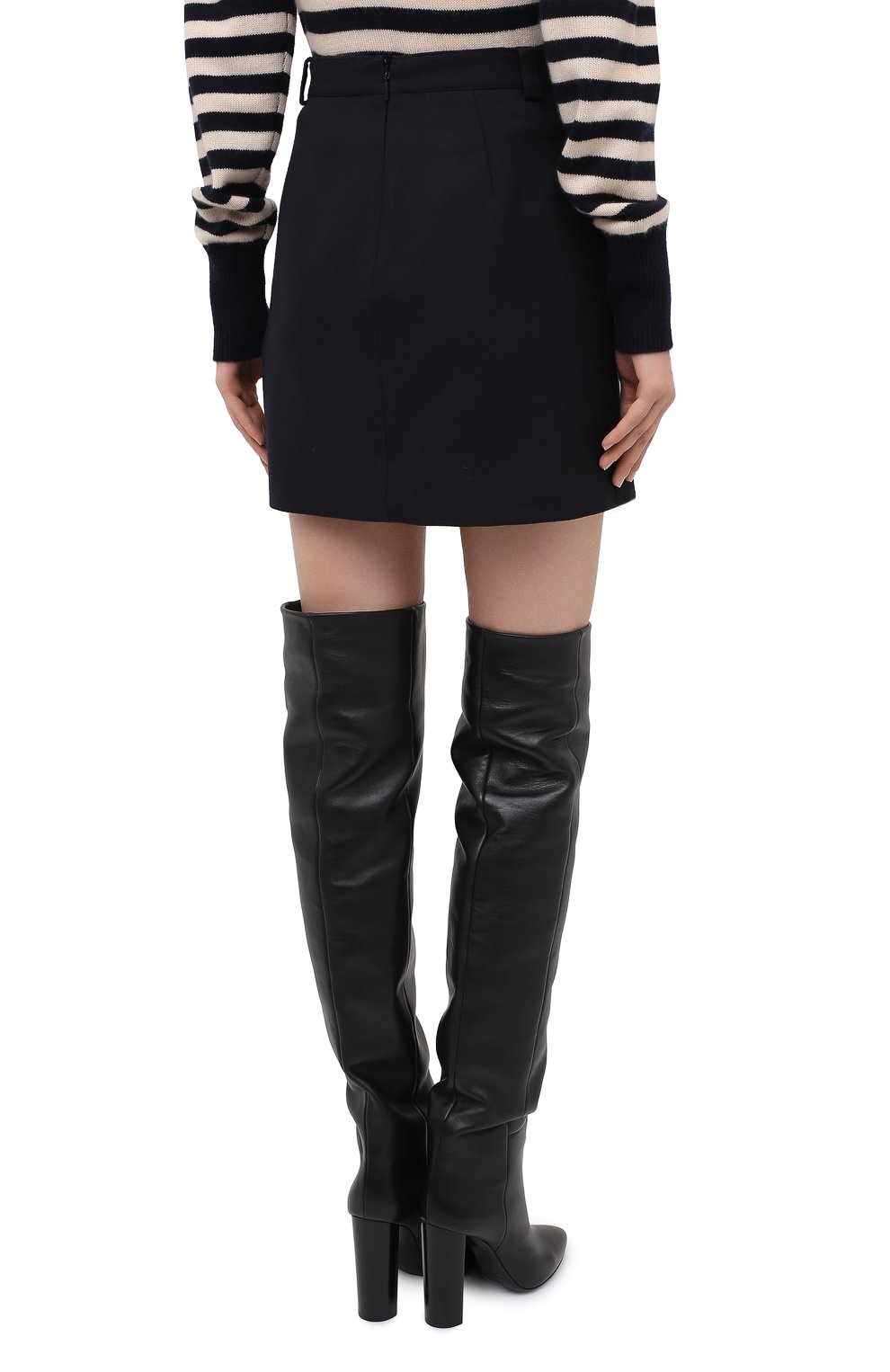 Шерстяная юбка SAINT LAURENT, арт. 625253/Y221W, фото 5