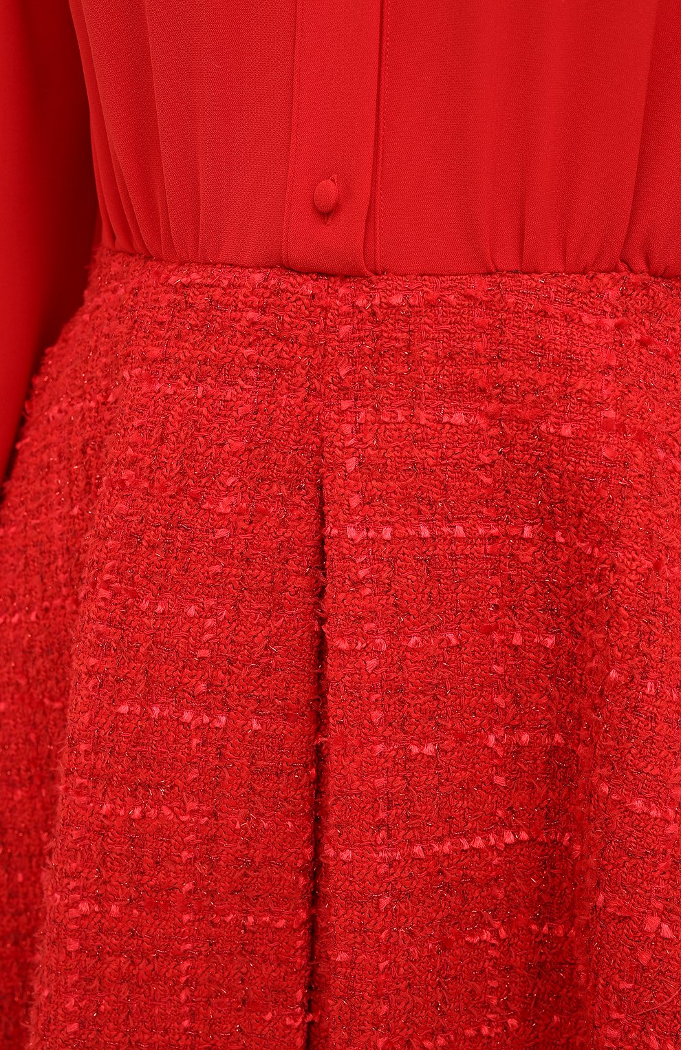 Платье MSGM красного цвета по цене 49950 руб., арт. 2942MDA255Y 207810, фото 5 Платье MSGM, арт. 2942MDA255Y 207810, фото 5