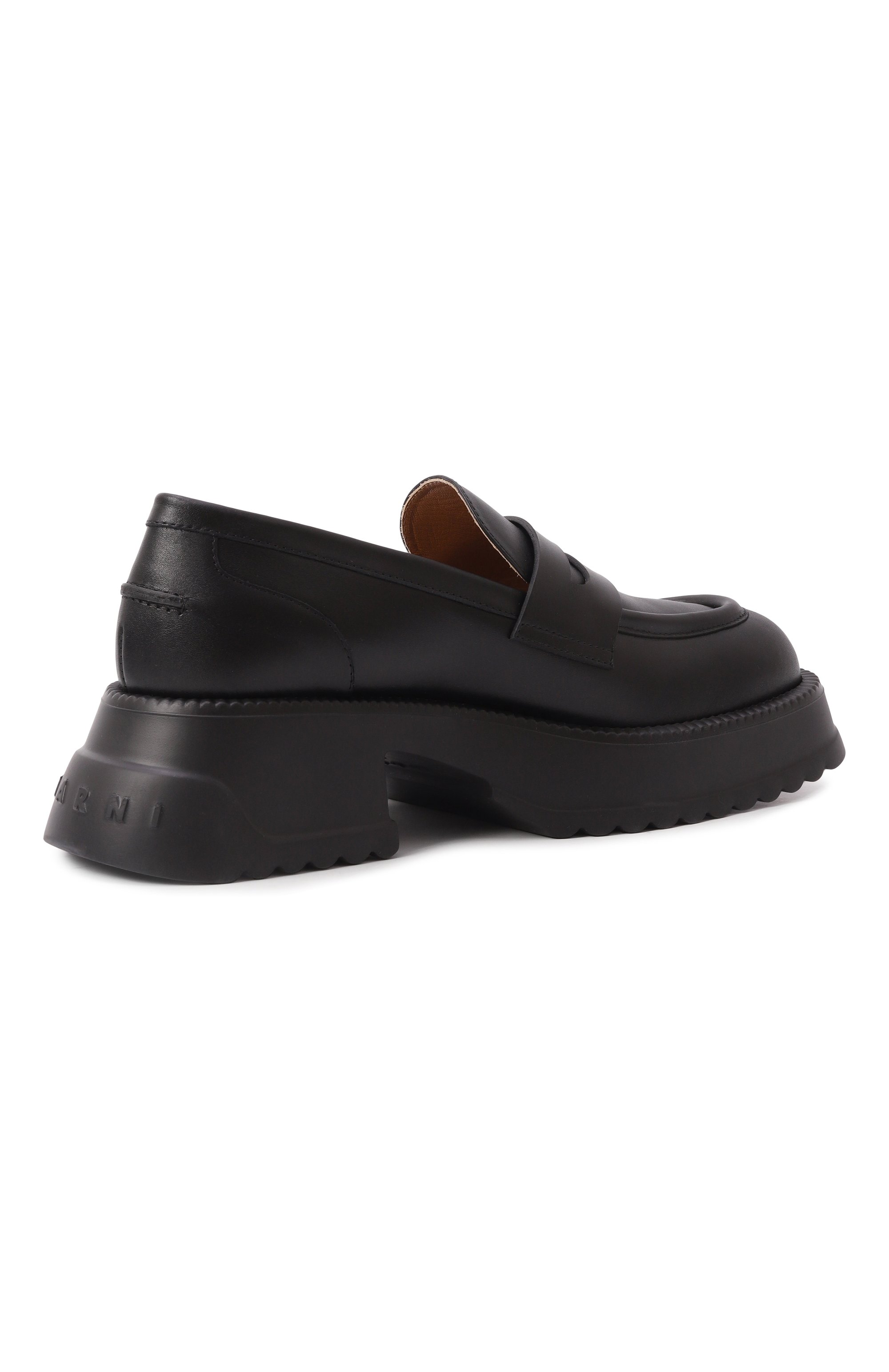 Кожаные пенни-лоферы MARNI, арт. M0MS005104/P6453, фото 5