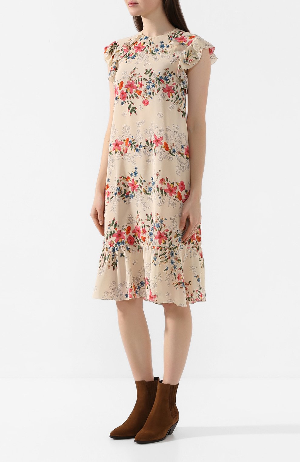 Шелковое платье REDVALENTINO, арт. TR3VAL50/4RV, фото 3