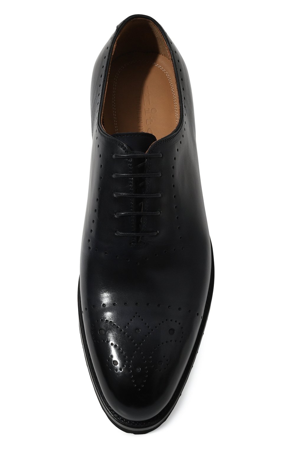 Кожаные оксфорды KITON, арт. USSA090N0010012, фото 6