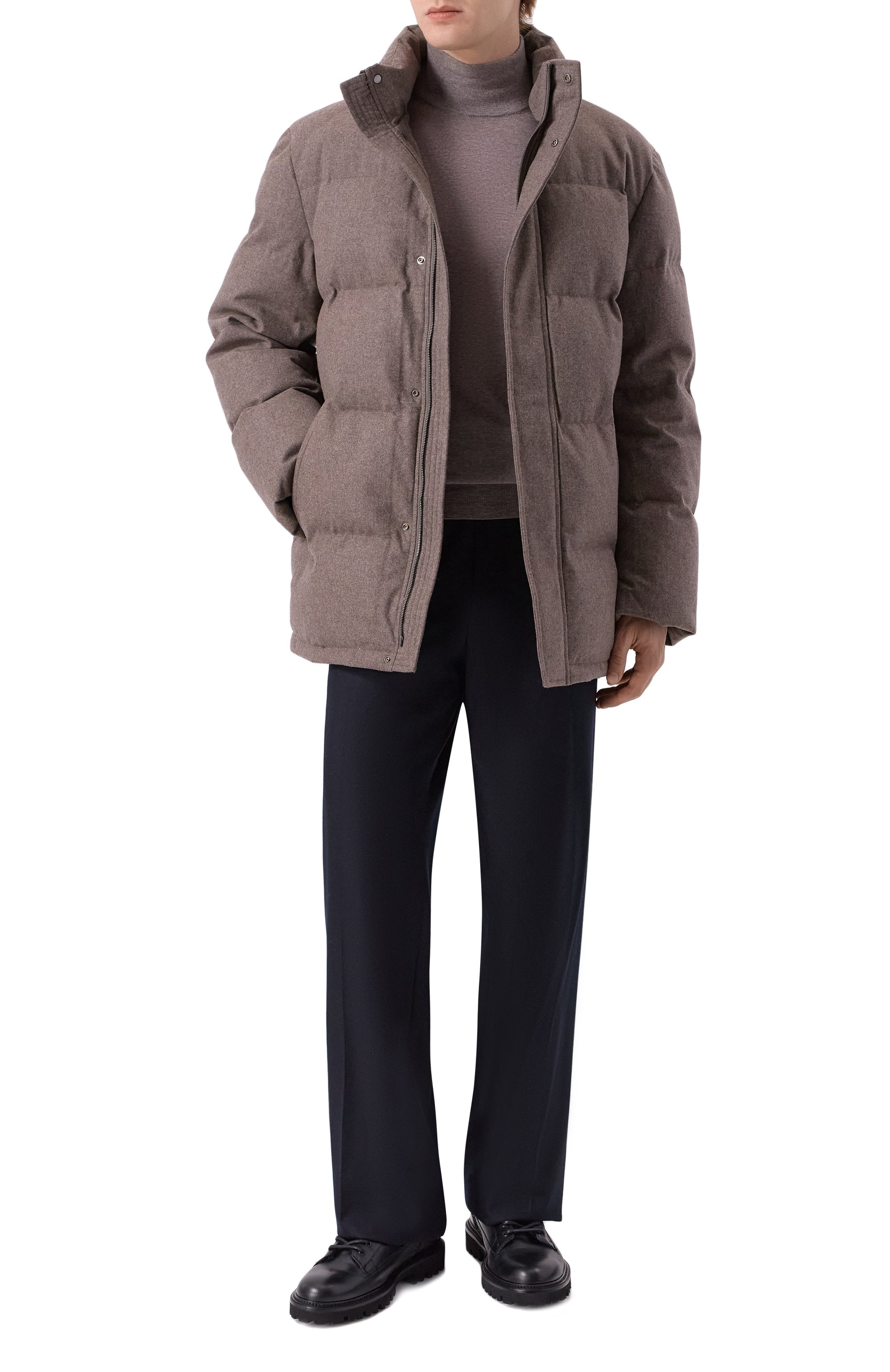 Пуховик siberia из шерсти и кашемира 12 STOREEZ, арт. 134076, фото 2