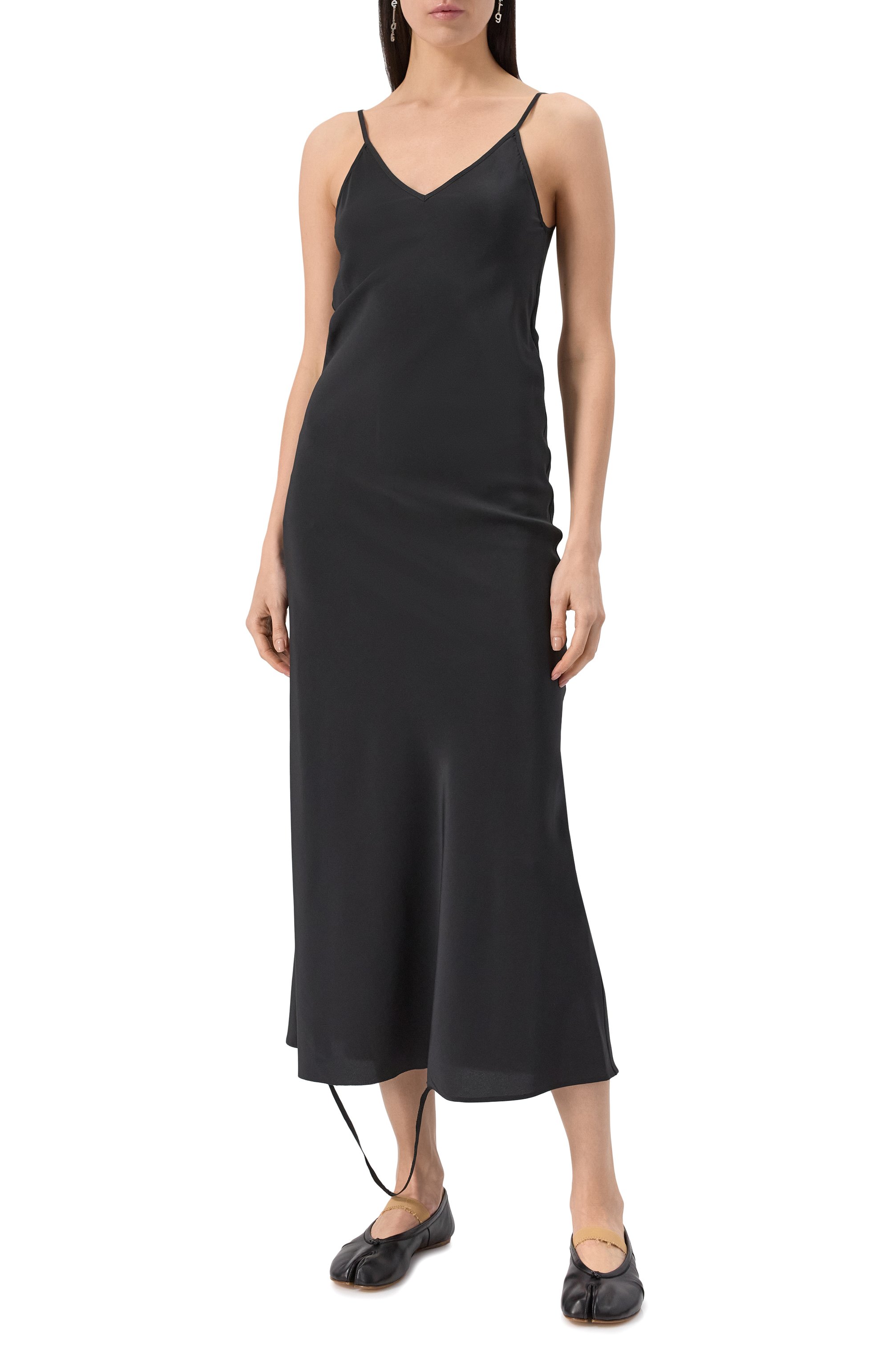 Шелковое платье MM6, арт. S62DG0047/M35441, фото 3