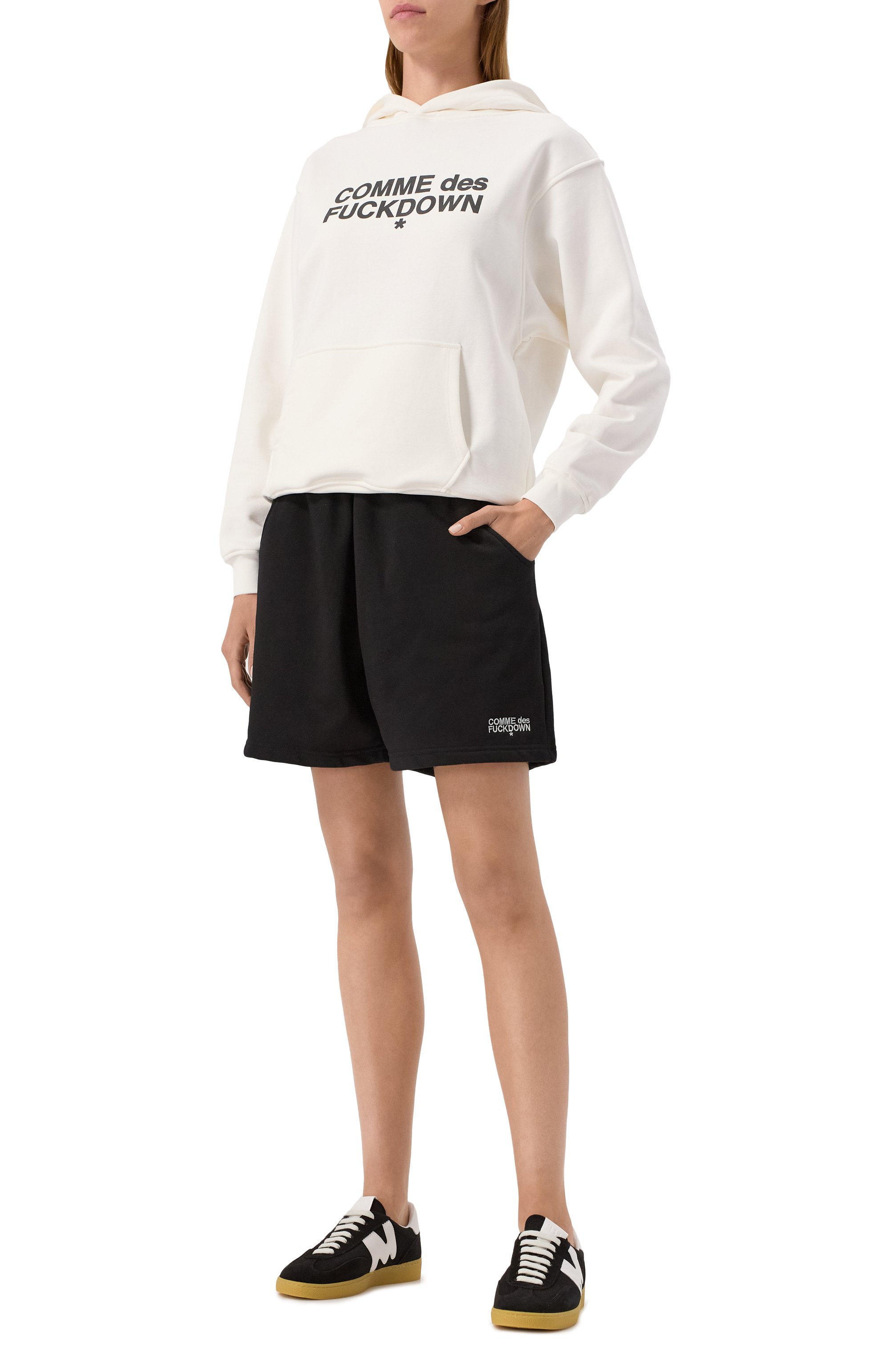 Хлопковое худи COMME DES FUCKDOWN, арт. CFABW01205, фото 2