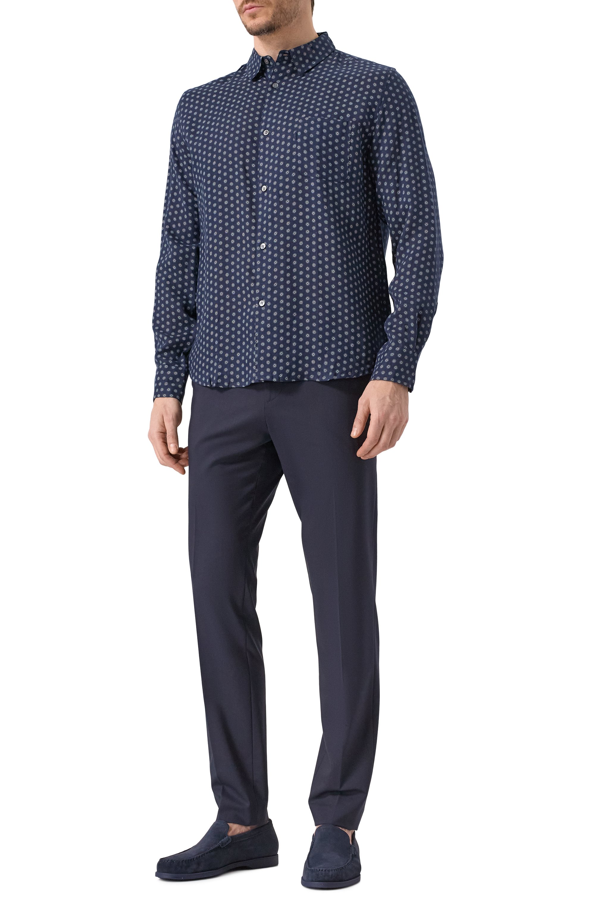 Льняная рубашка DEREK ROSE, арт. 9820/MILA012, фото 2