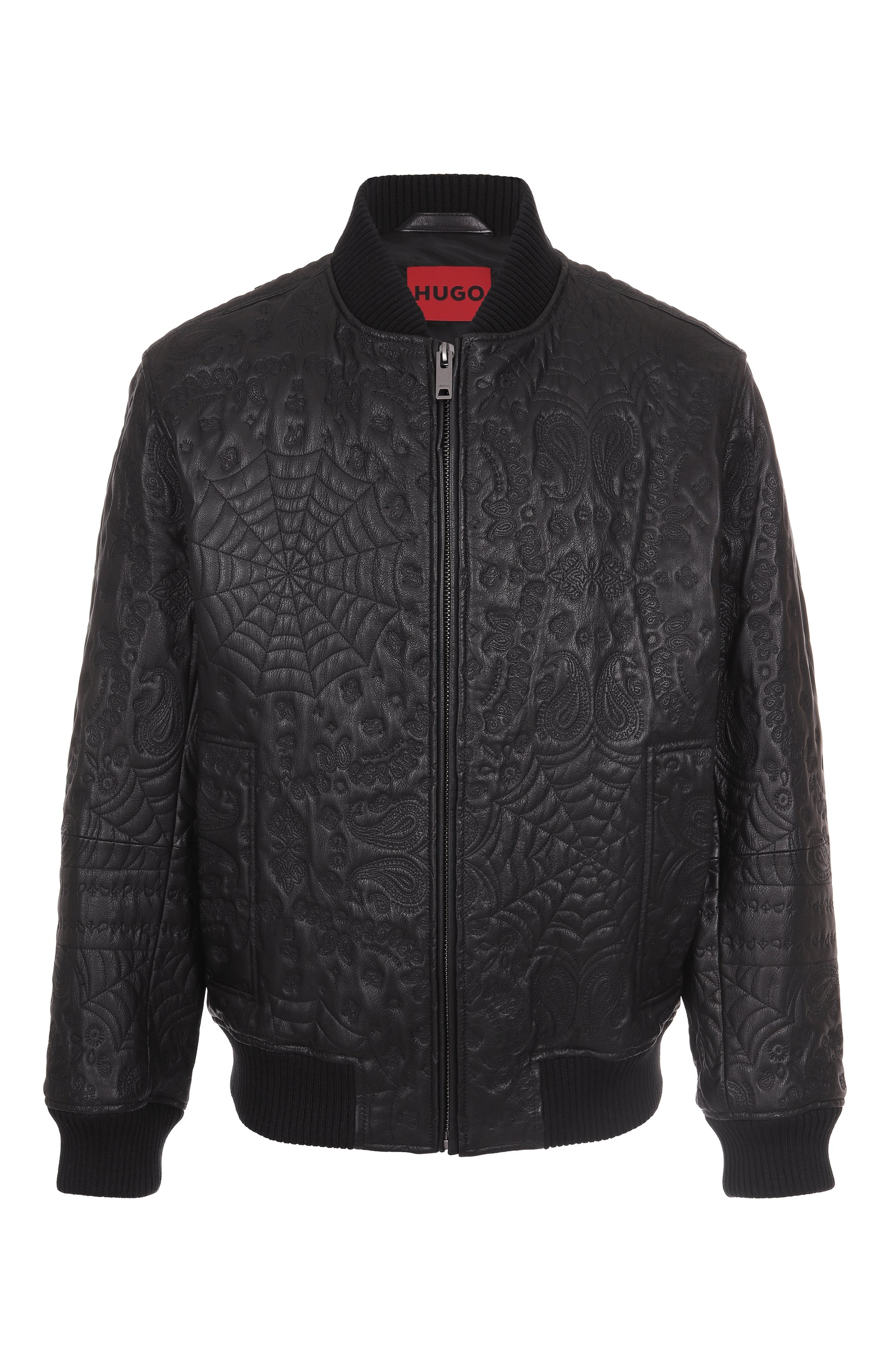 Кожаный бомбер HUGO, арт. 50530821, фото 1
