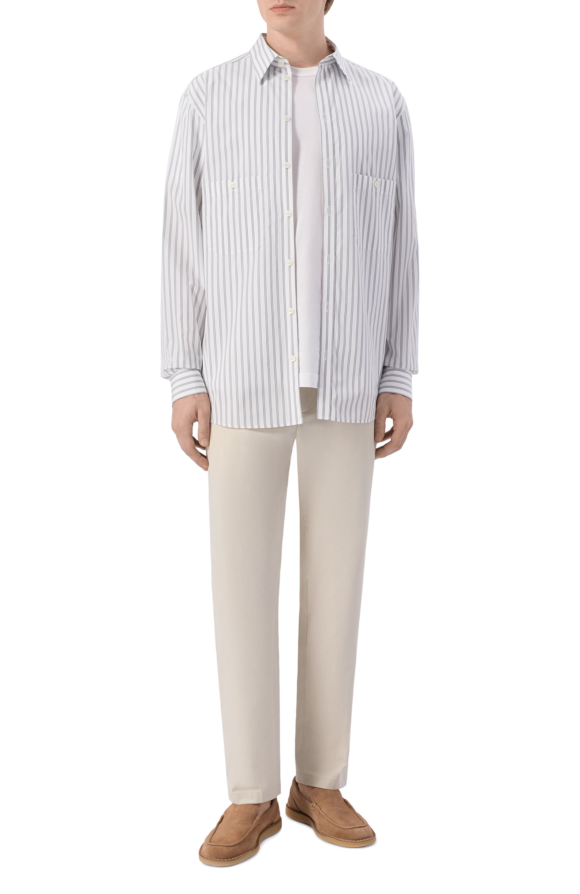 Хлопковые брюки DOLCE & GABBANA, арт. GVZAET/GK302, фото 2