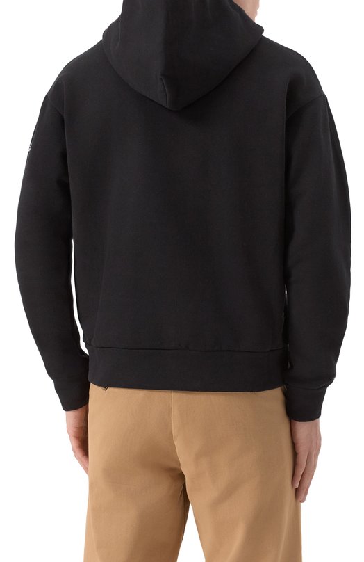 Хлопковое худи Moncler Grenoble 8G71610/899AN Чёрный  8G71610/899AN Фото 4