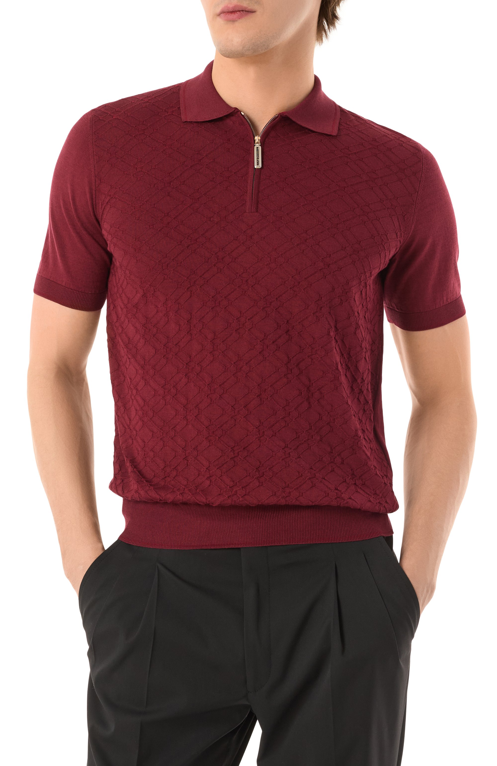 Поло из шелка и хлопка STEFANO RICCI, арт. K818090P31/F25172, фото 3