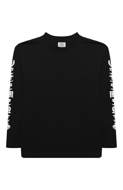 Хлопковый лонгслив VETEMENTS, арт. KA10LS100B