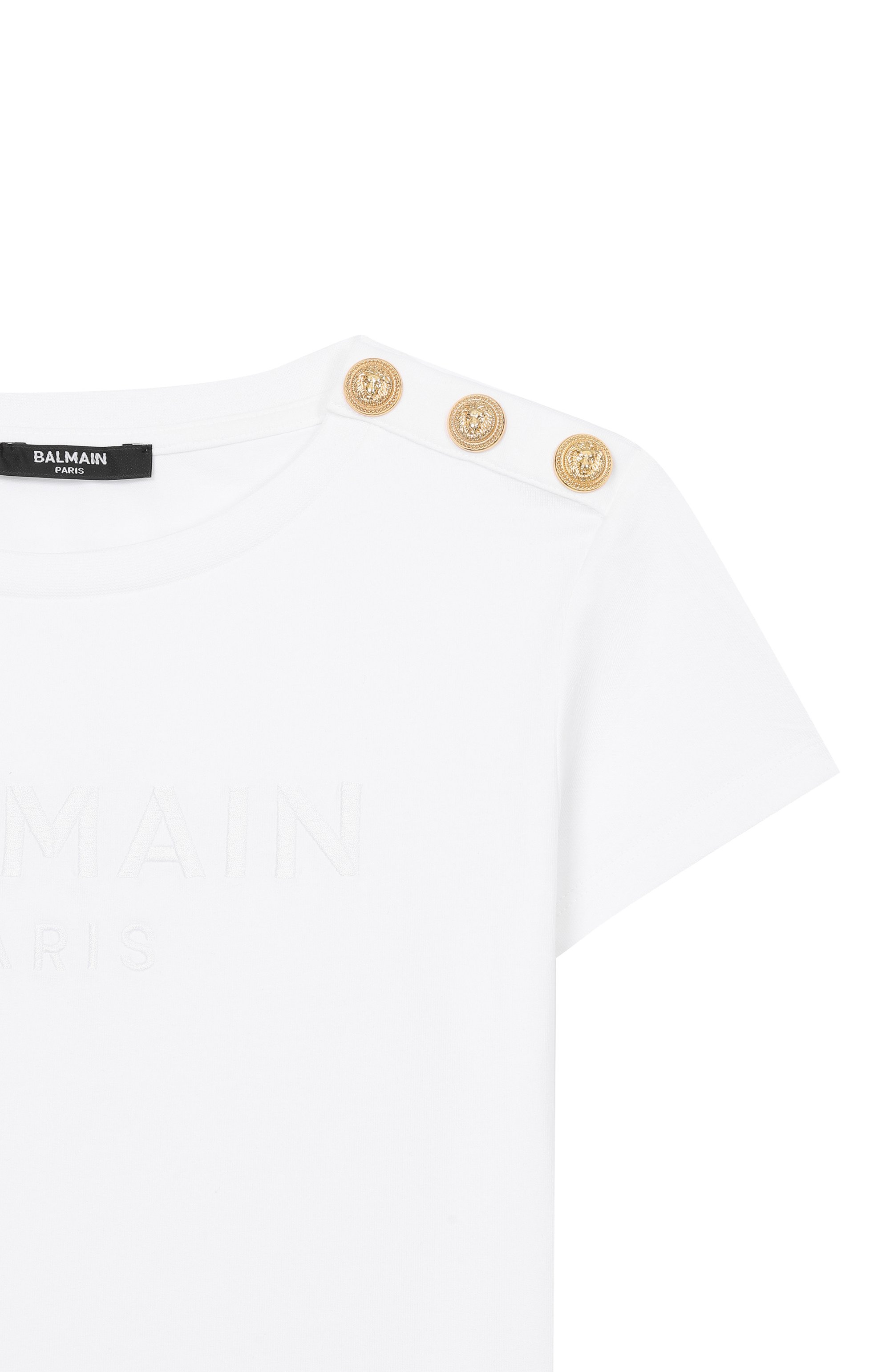 Хлопковая футболка BALMAIN, арт. BY8A21, фото 3