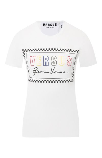 Женская хлопковая футболка VERSUS VERSACE, арт. BD90683/BJ10388