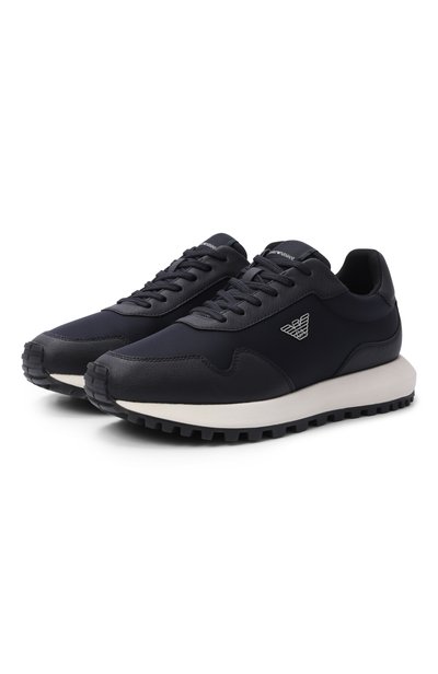 Мужские комбинированные кроссовки EMPORIO ARMANI, арт. EM003738/AF19532