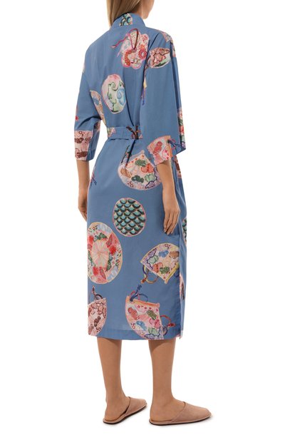 Хлопковый халат ANY WOWZERS, арт. ROBE01-MAXI-TBLU, фото 4
