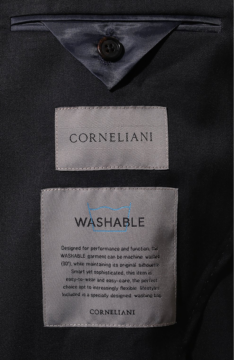 Шерстяной костюм CORNELIANI темно-синего цвета по цене 159000 руб., арт. 94X007-9418250_SET, фото 9 Шерстяной костюм CORNELIANI, арт. 94X007-9418250_SET, фото 9