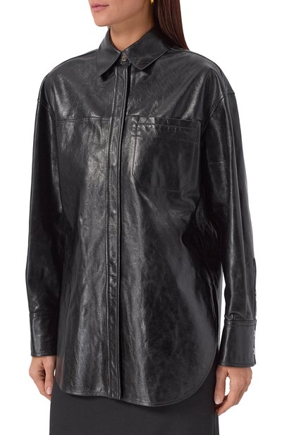 Кожаная рубашка SPORTMAX, арт. B0REL, фото 3