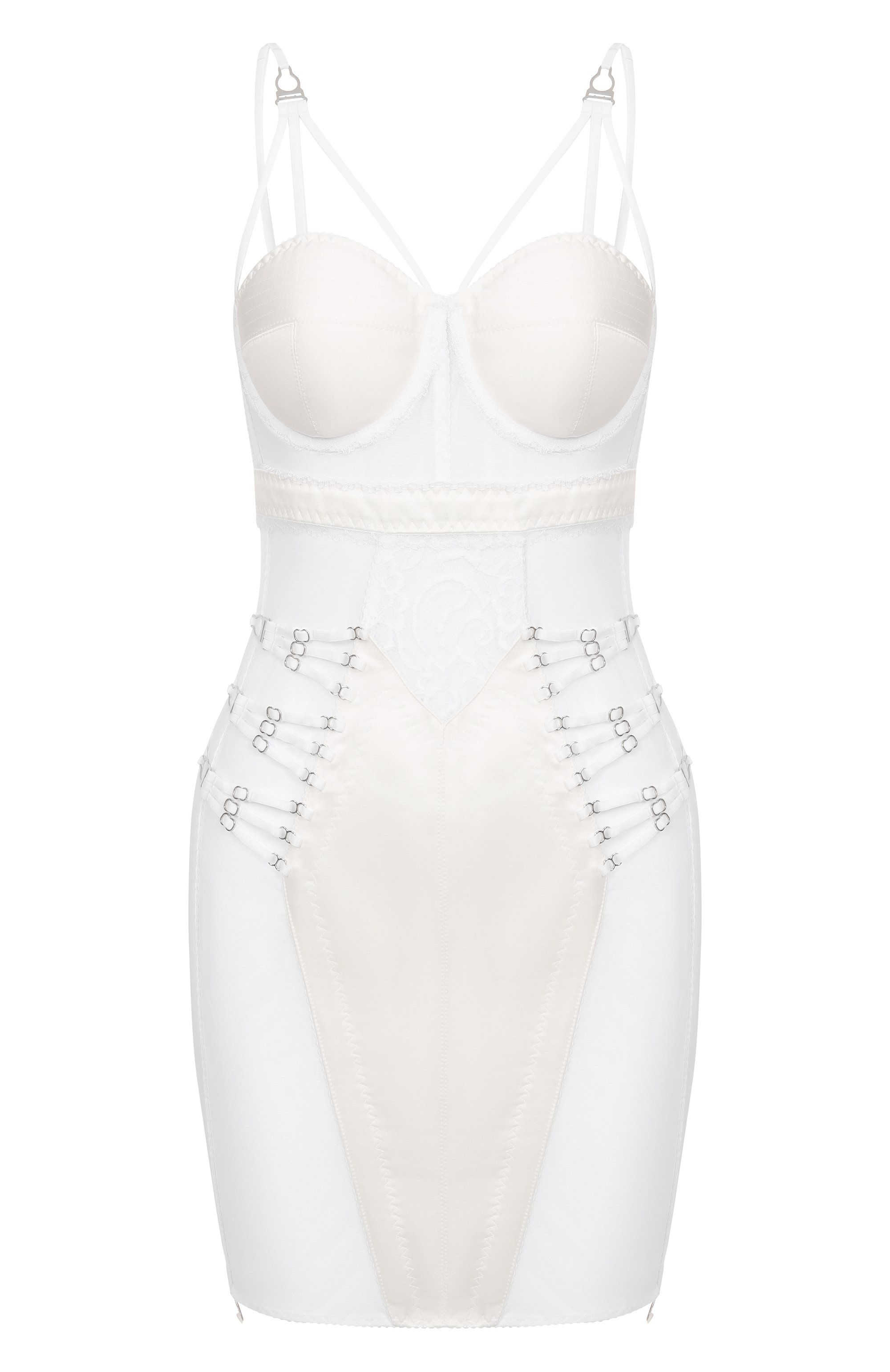 Платье DANIIL ANTSIFEROV белого цвета по цене 70000 руб., арт. DA_1503, фото 1 Платье DANIIL ANTSIFEROV, арт. DA_1503, фото 1