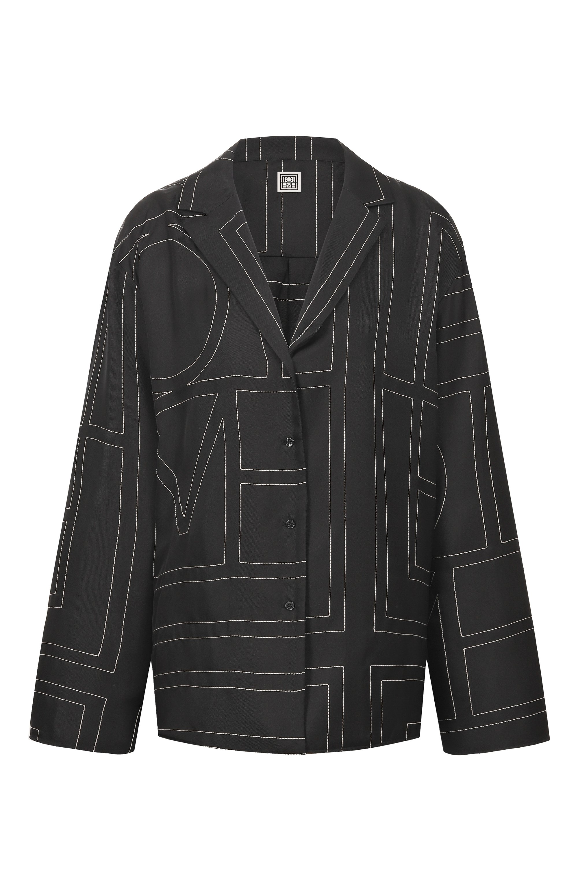 Шелковая рубашка TOTEME, арт. 213-755-707, фото 1