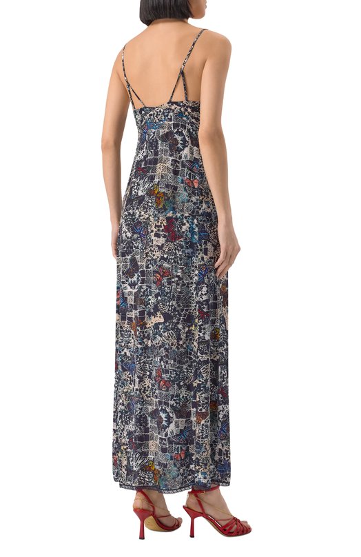 Платье из вискозы Zadig and Voltaire WWDR02501 Синий  WWDR02501 Фото 4